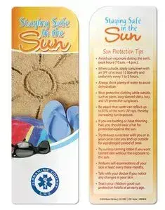 Bookmark - Staying Safe in the Sun