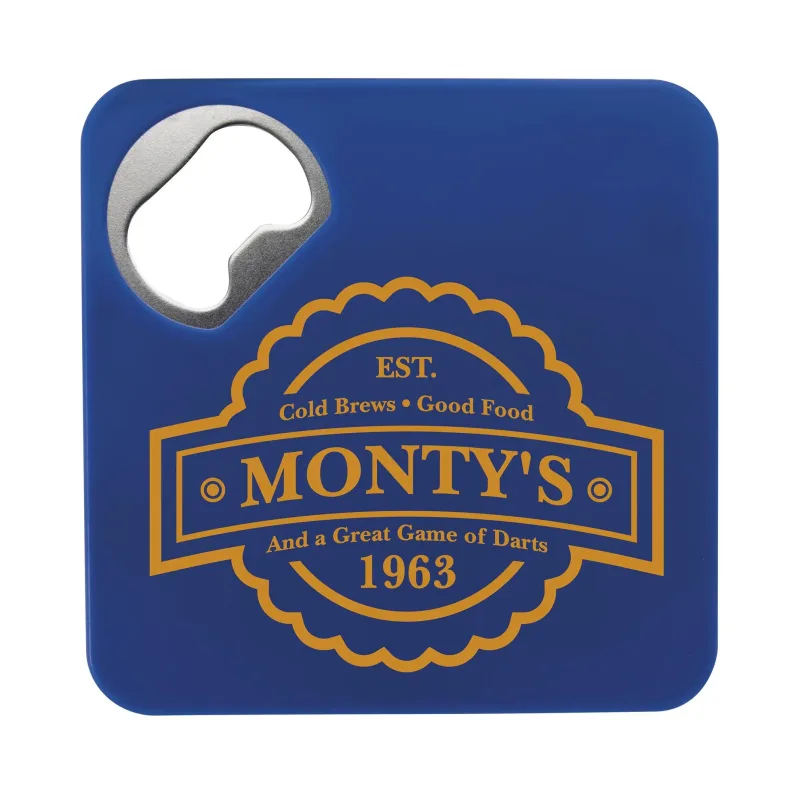 Custom Bottle Opener Coaster — view 3