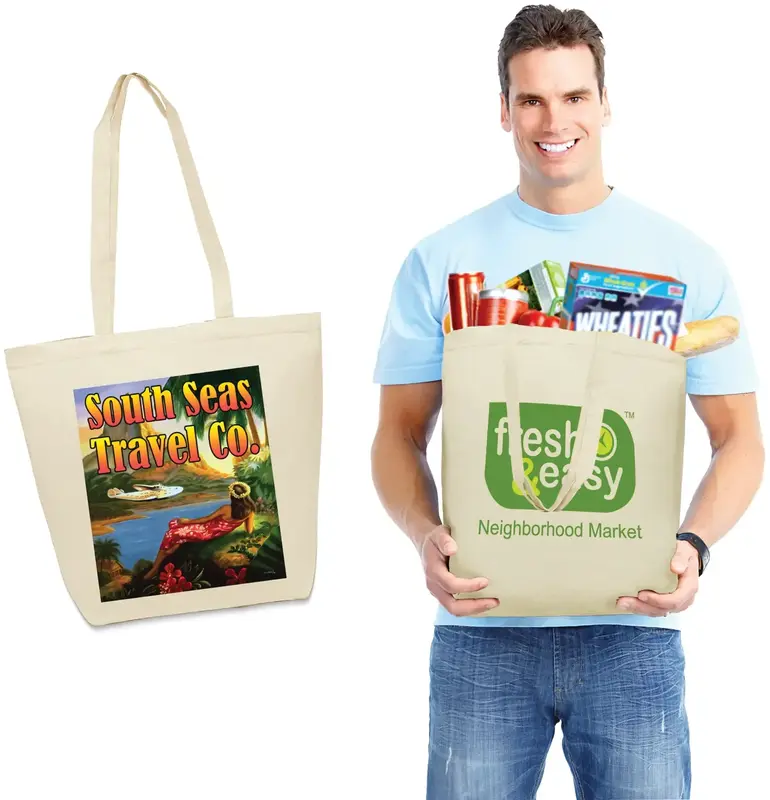 Premium Personalized Fiji Tote Bags for Promotions