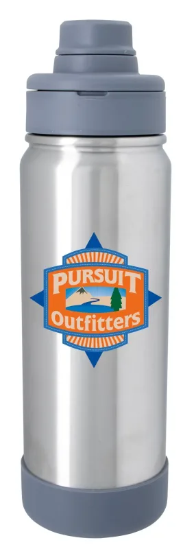 Custom Bravely Vacuum Sport Bottle - 24 oz — view 3