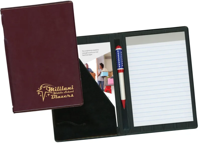PromoPad - Junior Sized Personalized Budget Sealed-Edge Padfolio — view 6