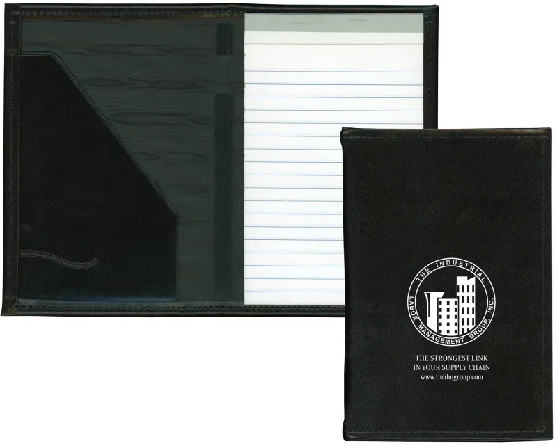 Personalized Junior Size Turned-Edge Padfolio — view 2