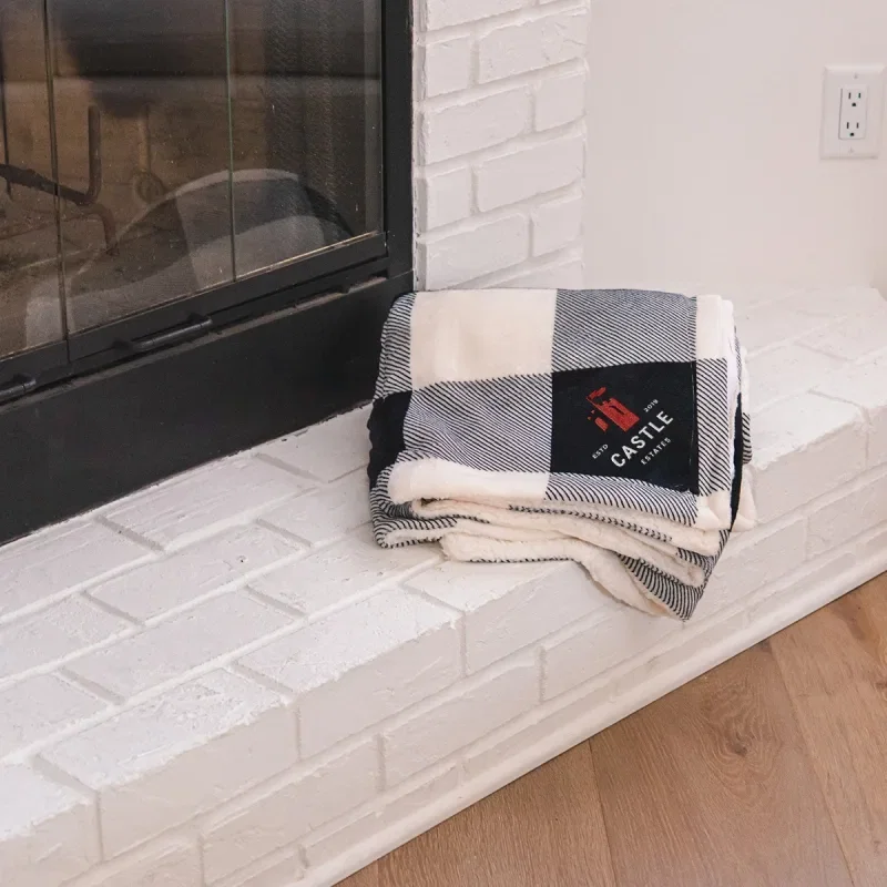 Buffalo Plaid Sherpa Blanket — view 5