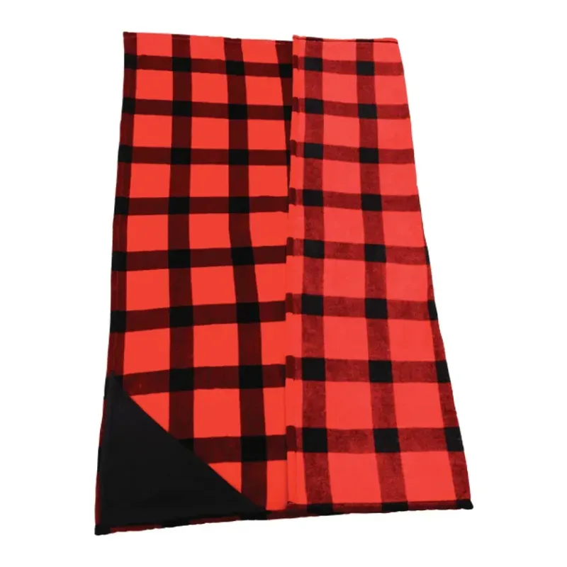 Customized Buffalo Plaid Ultra Plush Throw Blanket — view 4