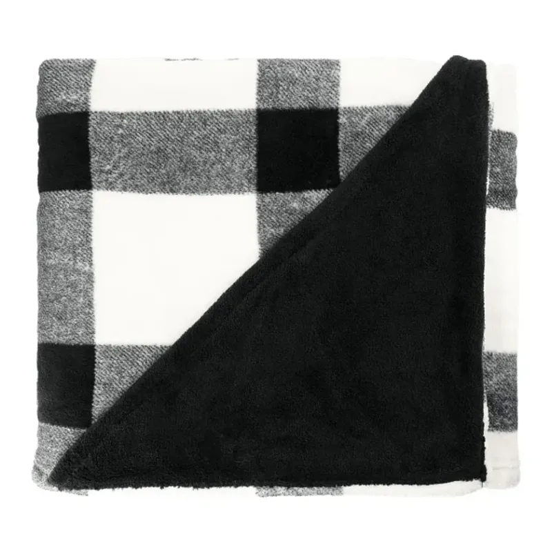 Customized Buffalo Plaid Ultra Plush Throw Blanket — view 6