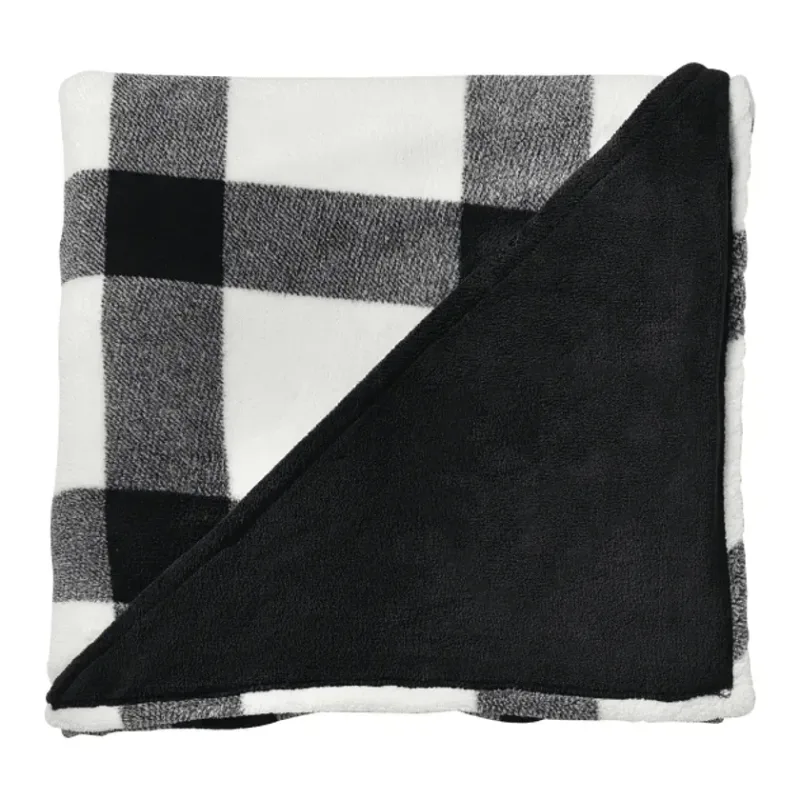 Customized Buffalo Plaid Ultra Plush Throw Blanket — view 7