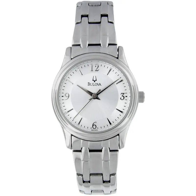 Bulova 96L005 Corporate Collection Women's Metal Band Round Dial Watch