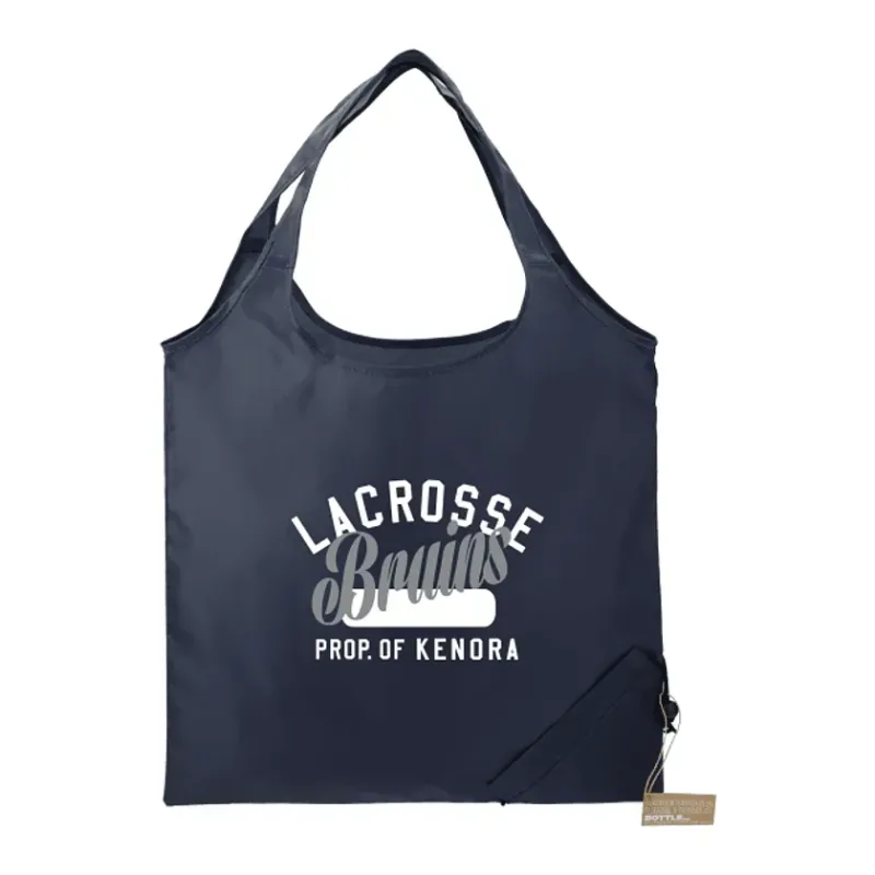 Custom Branded RPET Foldable Shopper Tote - EcoSmart — view 7