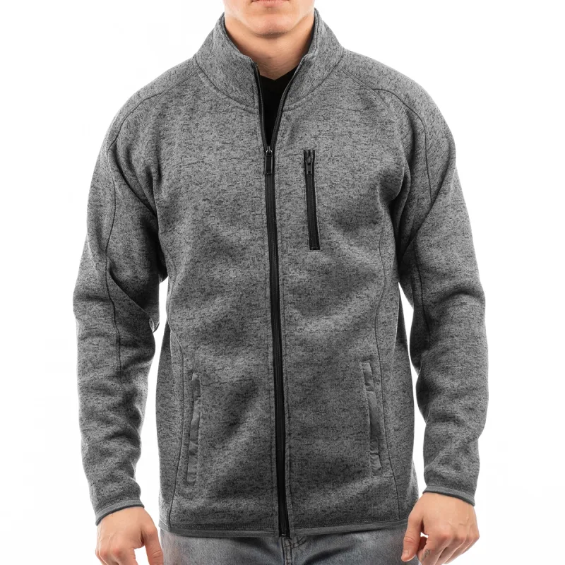 Burnside© Men's Sweater Knit Jacket — view 3