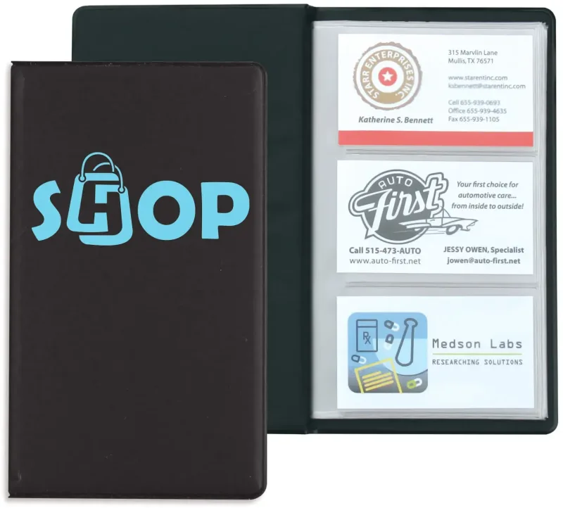Branded Business Card Holder - 72 cards. — view 6