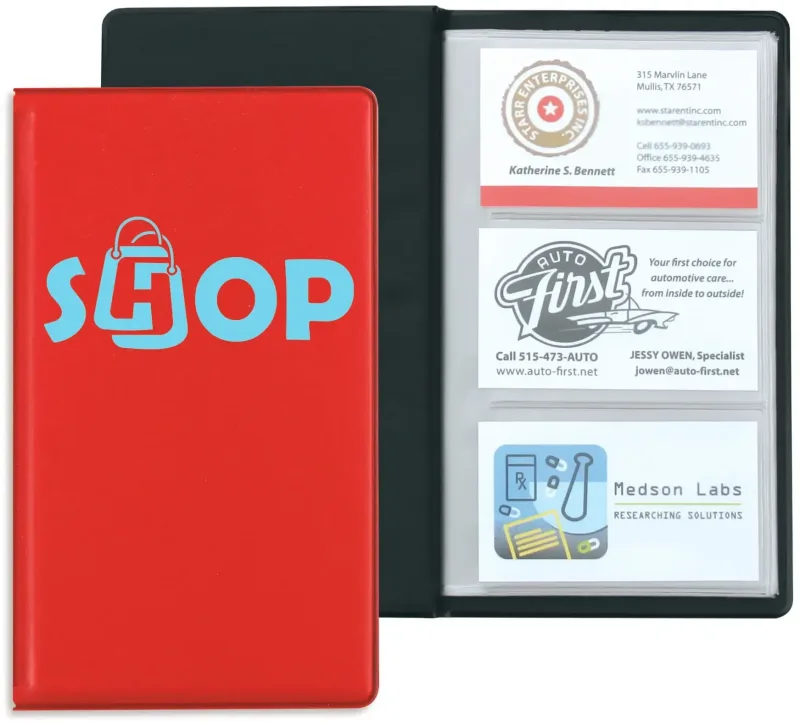 Branded Business Card Holder - 72 cards. — view 7