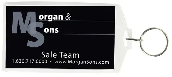 Business Card Snap-In Keytag