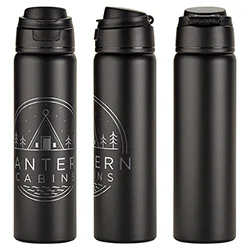Cabrio 24 oz Recycled Stainless Steel Vacuum Insulated Bottle — view 2