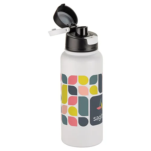 Cabrio 32 oz Recycled Stainless Steel Vacuum Insulated Bottle — view 5