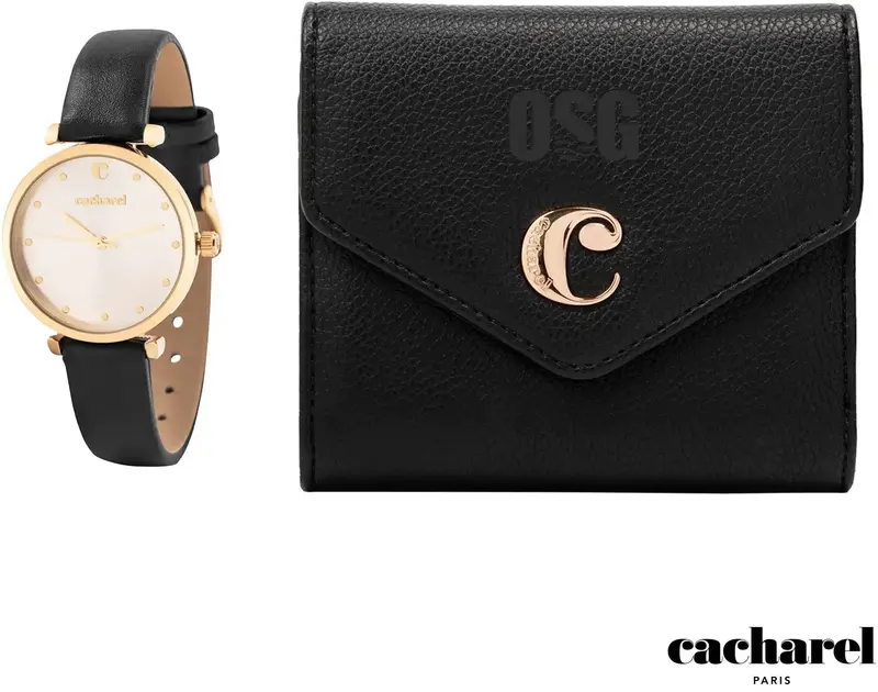 Cacharel® Alma Wallet & Odeon Watch