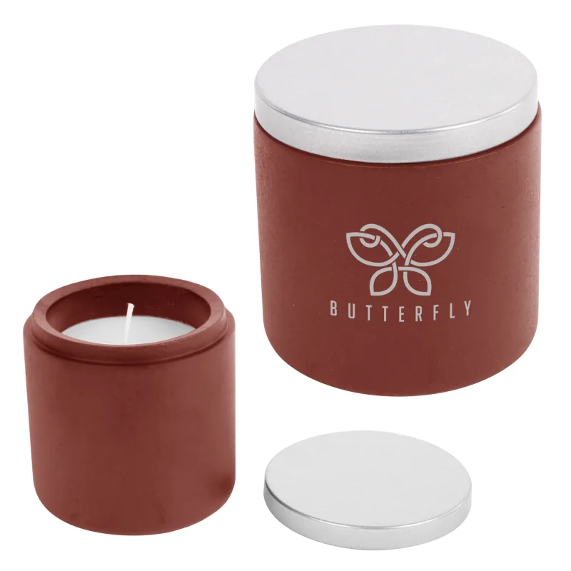 Cali Clay Cement Candle — view 7