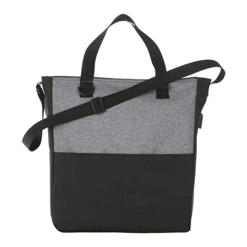 Custom Branded Cameron Convention Tote with USB Port — view 2