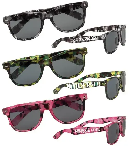 Customized Camouflage Sunglasses