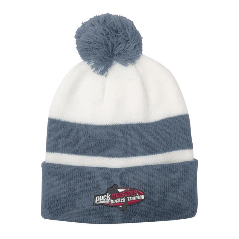 Custom Printed Campus Pom Beanie — view 2