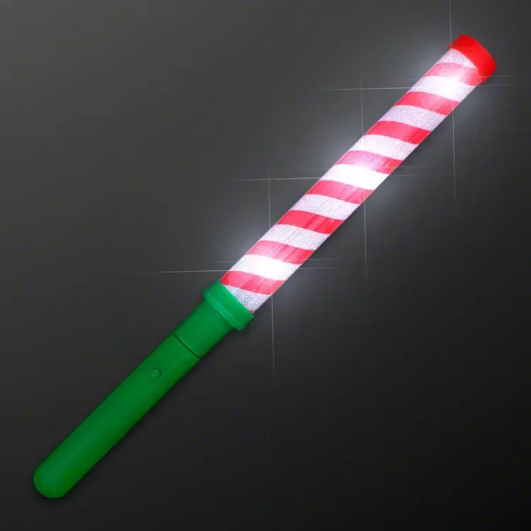 Candy Cane Lights Baton Stick — view 2