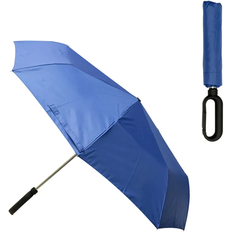 CAPTAIN GRIP CARABINER HANDLE FOLDING UMBRELLA — view 2