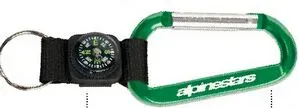 Promotional Carabiner w/Compass Key Tag