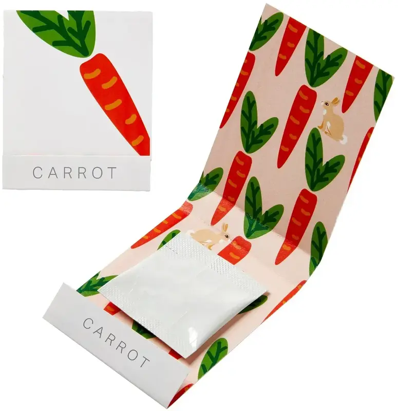 Logo Carrot Seed Matchbook