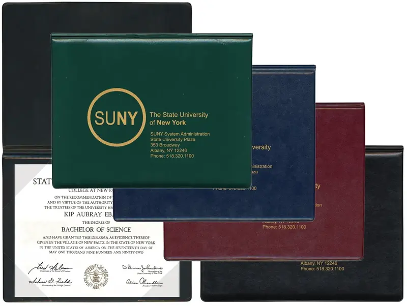 Custom Branded Diploma Cover (Padded) - Castillion Vinyl