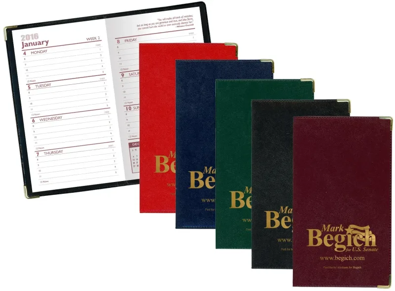 Personalized Castillion Vinyl Weekly Pocket Planner — view 4