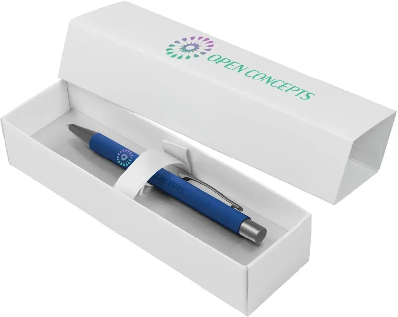 Personalized Custom Catalyst Softy Pen Gift Set - Color Jet on Both — view 3