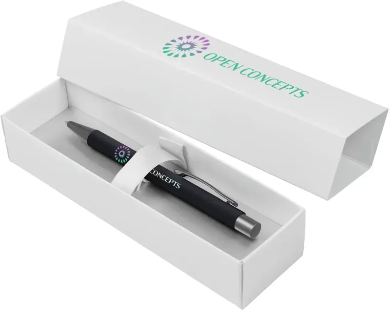 Personalized Custom Catalyst Softy Pen Gift Set - Color Jet on Both — view 5