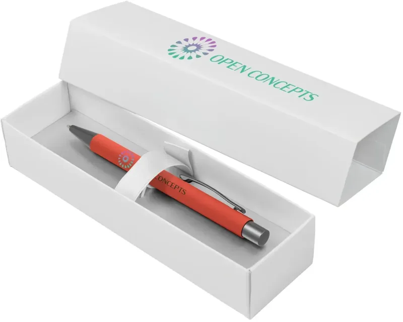 Personalized Custom Catalyst Softy Pen Gift Set - Color Jet on Both — view 6