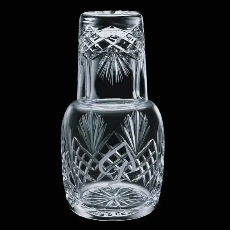 Custom Engraved Crystal Desk Water Set