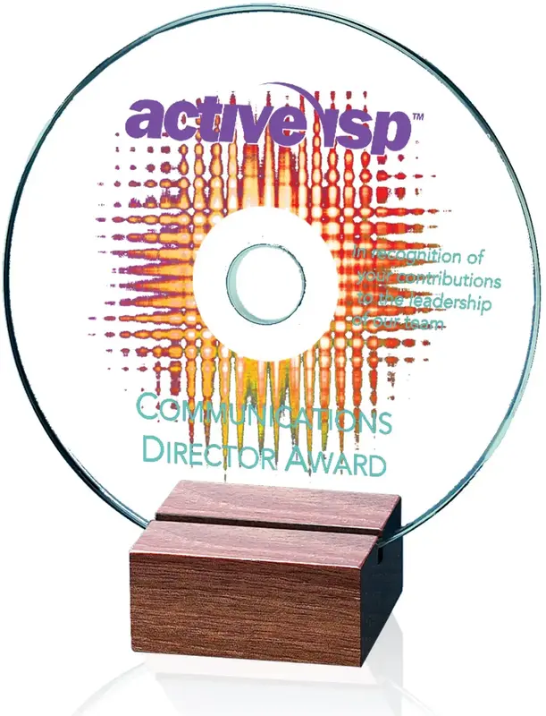 Customize Glass & Wood CD Award