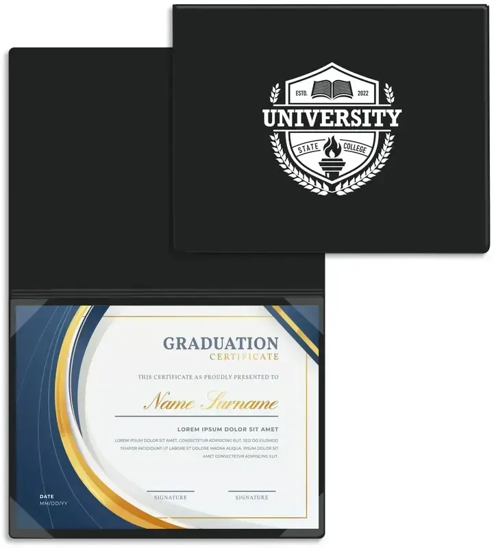 Custom 4-Corner Certificate Holders