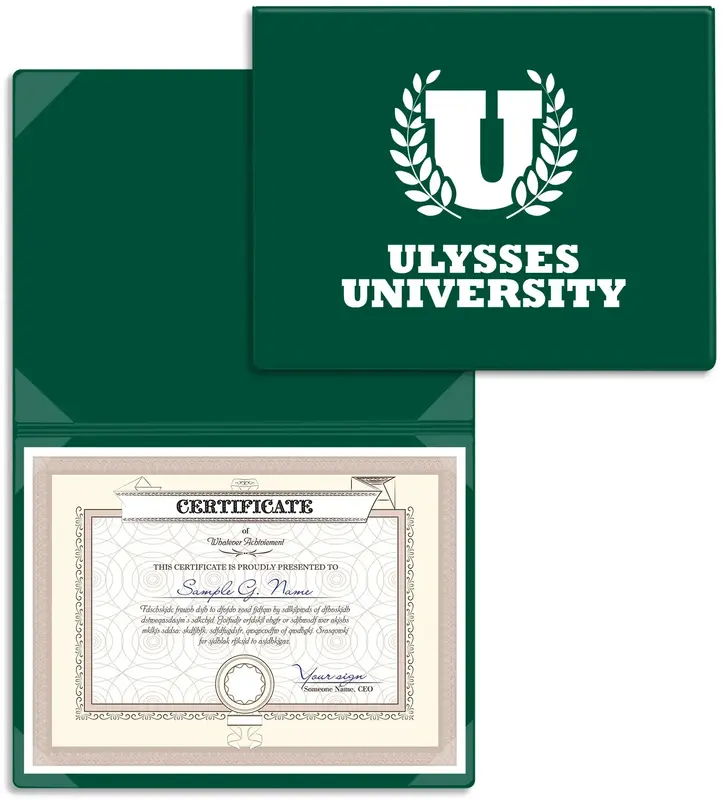 Custom/Branded Certificate/Diploma Holders (8 Corners)