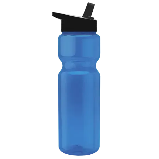 Custom Branded 28 oz. Transparent Bottle - Flip Straw Lid — view 13