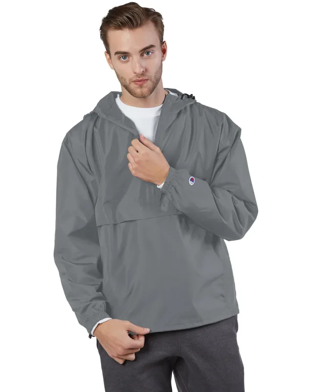 Champion Adult Packable Anorak Quarter-Zip Jacket — view 18