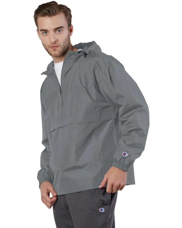 Champion Adult Packable Anorak Quarter-Zip Jacket — view 19