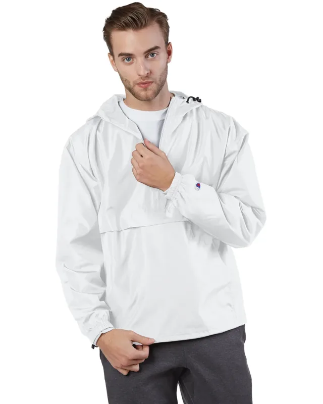 Champion Adult Packable Anorak Quarter-Zip Jacket — view 2