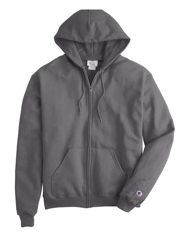 Champion Adult Powerblend® Full-Zip Hooded Sweatshirt — view 4