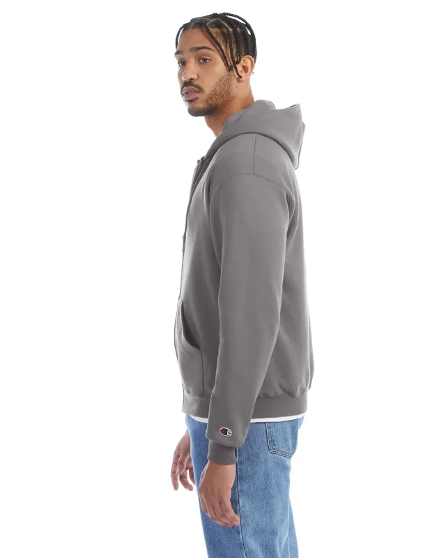 Champion Adult Powerblend® Full-Zip Hooded Sweatshirt — view 6