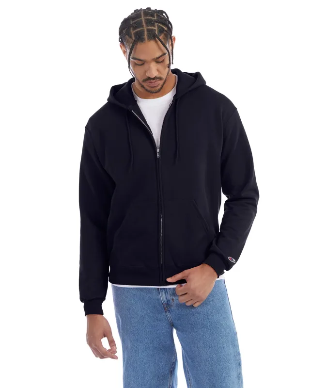 Champion Adult Powerblend® Full-Zip Hooded Sweatshirt — view 8