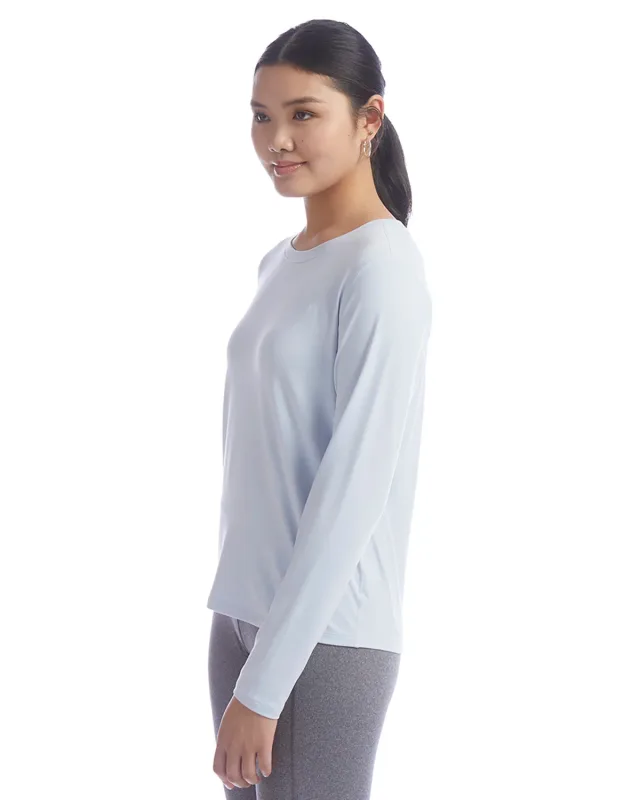 Champion Ladies' Cutout Long Sleeve T-Shirt — view 15