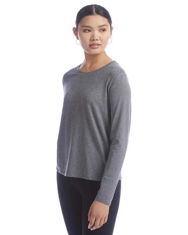 Champion Ladies' Cutout Long Sleeve T-Shirt — view 19