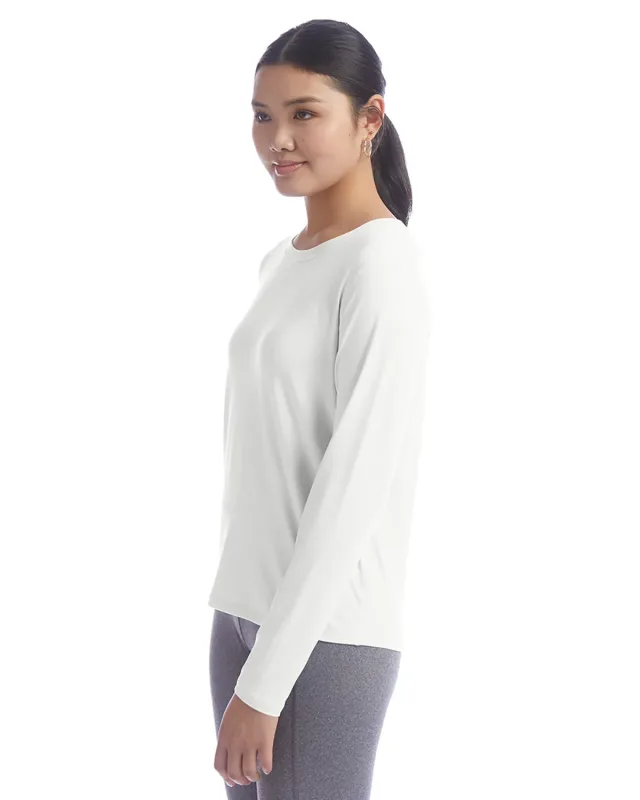 Champion Ladies' Cutout Long Sleeve T-Shirt — view 5