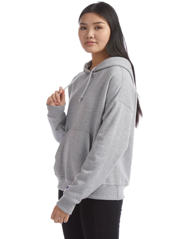 Champion Ladies' PowerBlend Relaxed Hooded Sweatshirt — view 11
