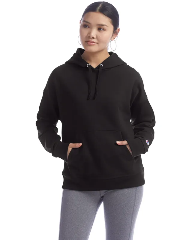 Champion Ladies' PowerBlend Relaxed Hooded Sweatshirt — view 14