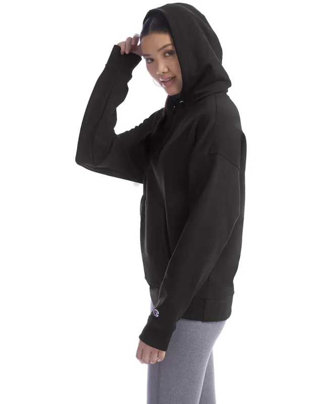 Champion Ladies' PowerBlend Relaxed Hooded Sweatshirt — view 17