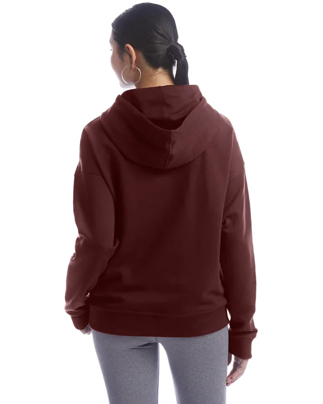 Champion Ladies' PowerBlend Relaxed Hooded Sweatshirt — view 18